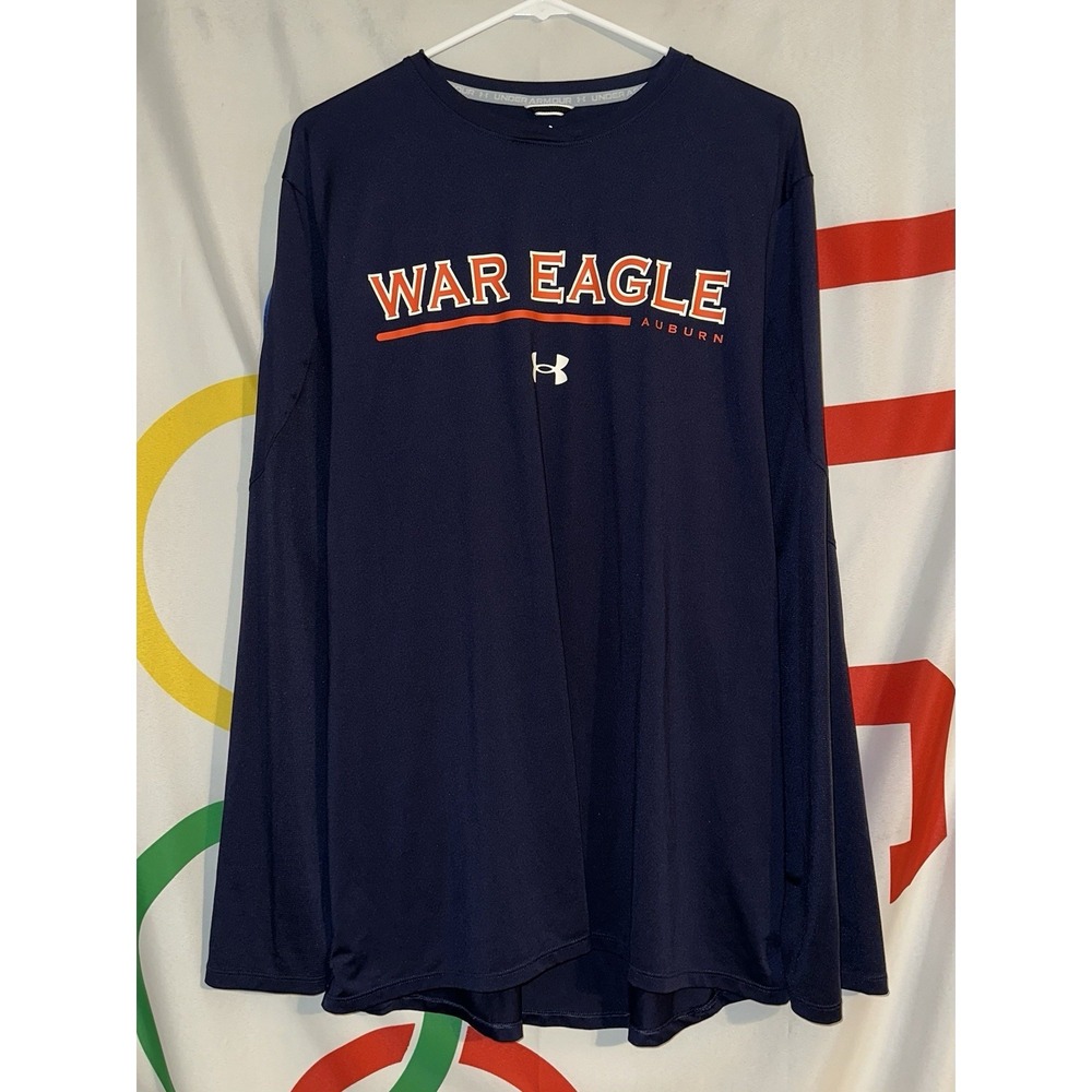 Under Armour Auburn Tigers T Shirt Mens XL War Damn Eagle Football